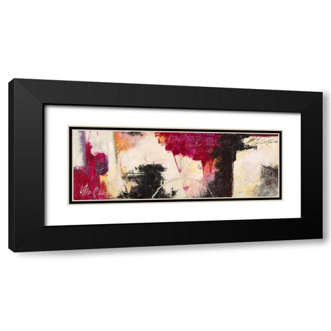 Passion Black Modern Wood Framed Art Print with Double Matting by Olin, Chaz