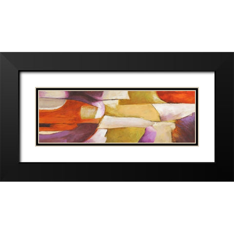 Wild Thang Black Modern Wood Framed Art Print with Double Matting by Olin, Chaz