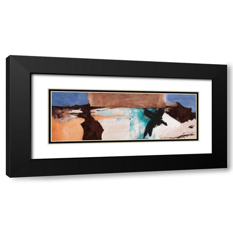Bahamas Black Modern Wood Framed Art Print with Double Matting by Olin, Chaz