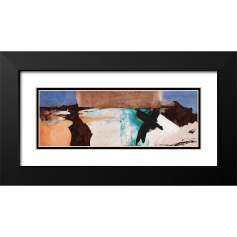Bahamas Black Modern Wood Framed Art Print with Double Matting by Olin, Chaz