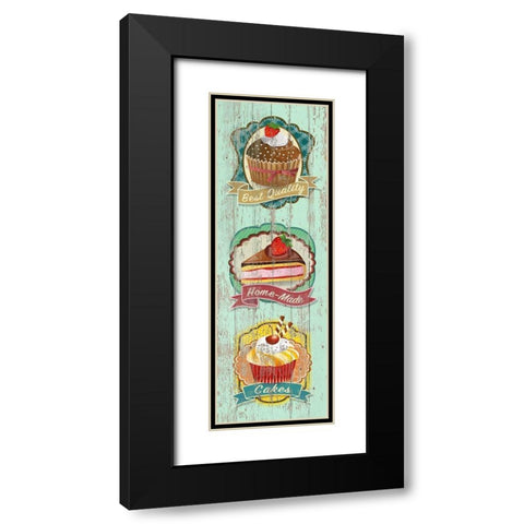 Best Quality Cakes Black Modern Wood Framed Art Print with Double Matting by Skip Teller