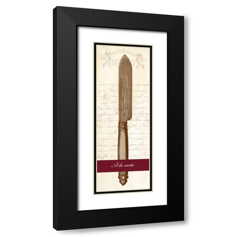 A la carte Black Modern Wood Framed Art Print with Double Matting by Dellal, Remy