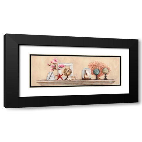 Memoires de voyage Black Modern Wood Framed Art Print with Double Matting by Dellal, Remy