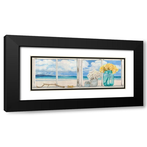 Atlantique (detail) Black Modern Wood Framed Art Print with Double Matting by Dellal, Remy