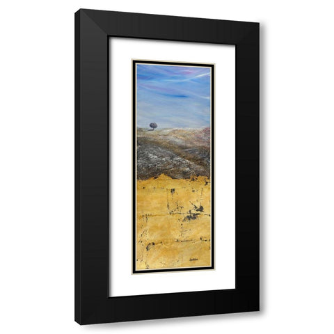Solitario Black Modern Wood Framed Art Print with Double Matting by Larotonda, Donato