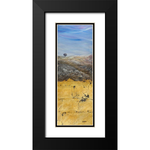 Solitario Black Modern Wood Framed Art Print with Double Matting by Larotonda, Donato