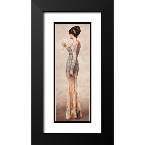 Grand Soiree II Black Modern Wood Framed Art Print with Double Matting by Duval, Sonya