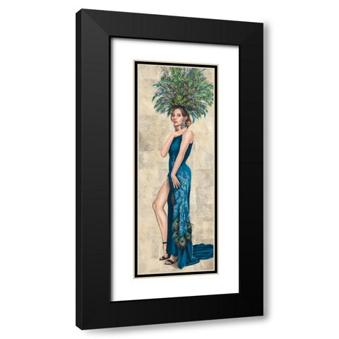 Deco Princess I Black Modern Wood Framed Art Print with Double Matting by Duval, Sonya