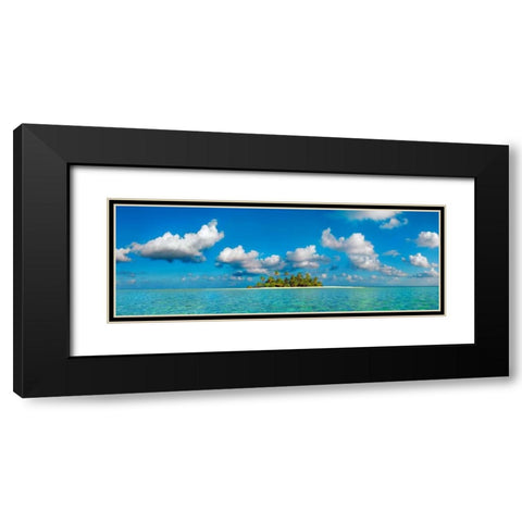 South Male Atoll, Maldives Black Modern Wood Framed Art Print with Double Matting by Krahmer, Frank