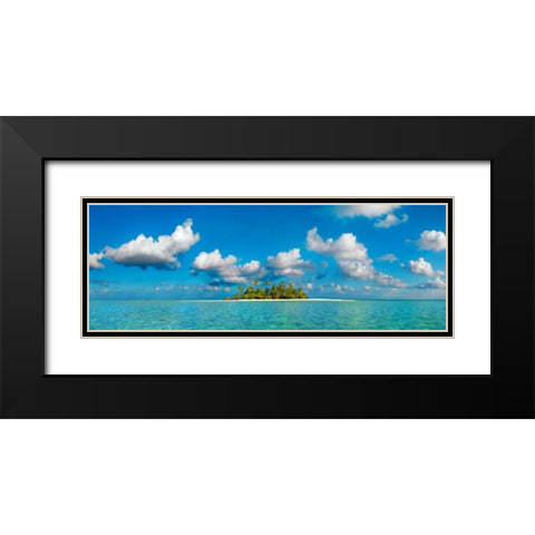 South Male Atoll, Maldives Black Modern Wood Framed Art Print with Double Matting by Krahmer, Frank