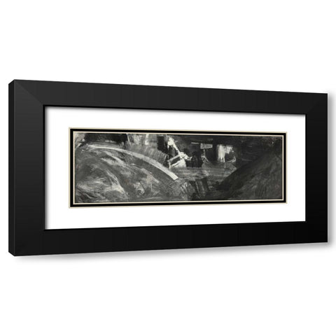 Sfumature di grigio II Black Modern Wood Framed Art Print with Double Matting by Corrado, Italo