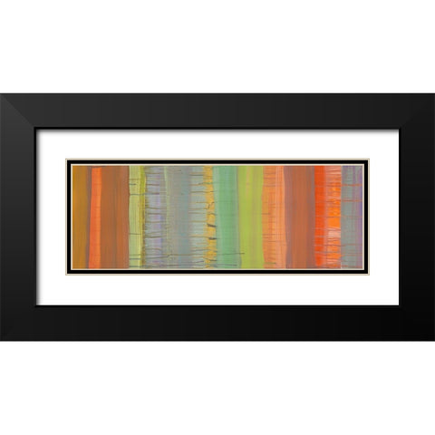 Tropicale Black Modern Wood Framed Art Print with Double Matting by Corrado, Italo