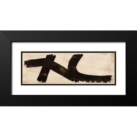 Life Black Modern Wood Framed Art Print with Double Matting by Ikeda, Haru
