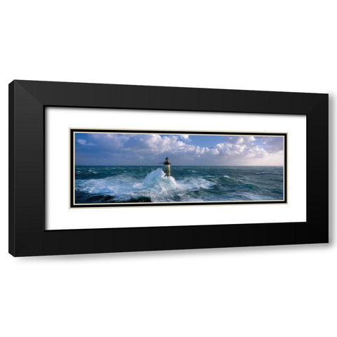 Ar-Men Black Modern Wood Framed Art Print with Double Matting by Guichard, Jean