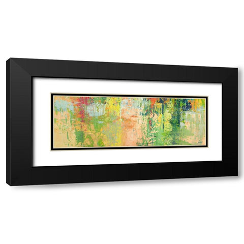 Jungla Black Modern Wood Framed Art Print with Double Matting by Lucas