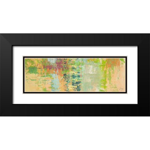 Natura Black Modern Wood Framed Art Print with Double Matting by Lucas