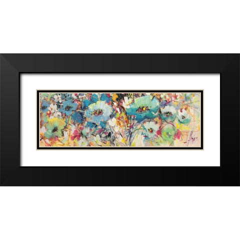 Campo di fiori in Primavera II (detail) Black Modern Wood Framed Art Print with Double Matting by Florio, Luigi