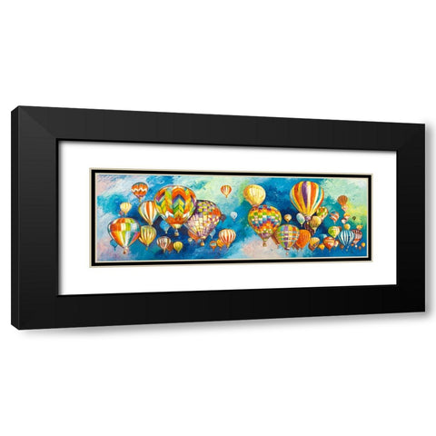 Sospesi nel cielo Black Modern Wood Framed Art Print with Double Matting by Florio, Luigi
