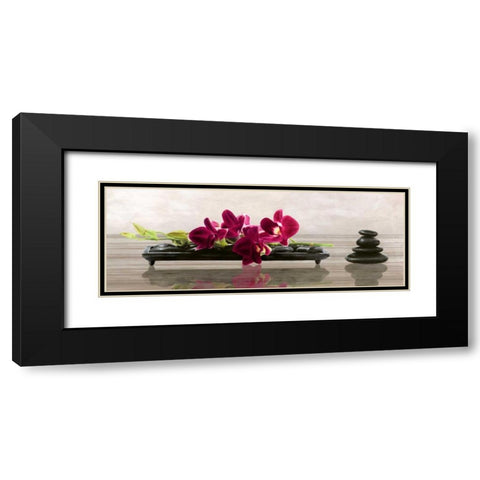 Elevate Black Modern Wood Framed Art Print with Double Matting by Mills, Shin