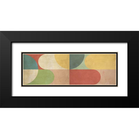 Northern Horizon Black Modern Wood Framed Art Print with Double Matting by Nava, Sandro