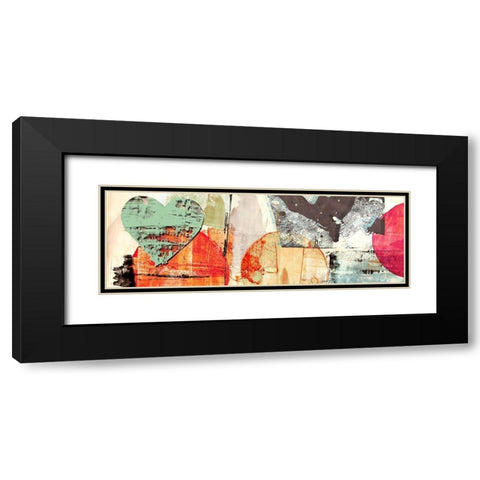 Pop Love #1 (detail) Black Modern Wood Framed Art Print with Double Matting by Winkel, Peter