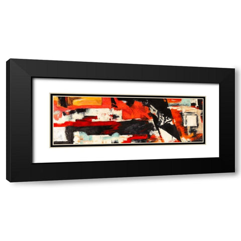 Eclectica Black Modern Wood Framed Art Print with Double Matting by Stone, Jim