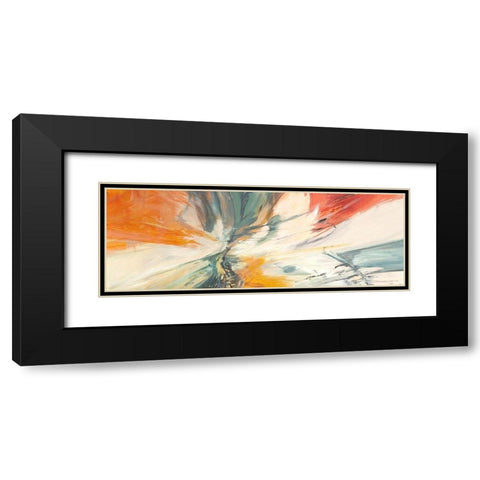 Twist and Shout Black Modern Wood Framed Art Print with Double Matting by Jim, Stone