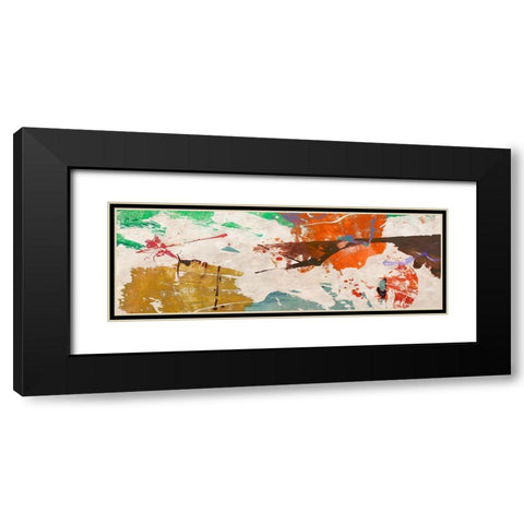 Horizon Black Modern Wood Framed Art Print with Double Matting by Stone, Jim