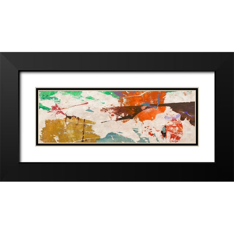 Horizon Black Modern Wood Framed Art Print with Double Matting by Stone, Jim
