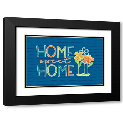 Happy at Home V Black Modern Wood Framed Art Print with Double Matting by Reed, Tara
