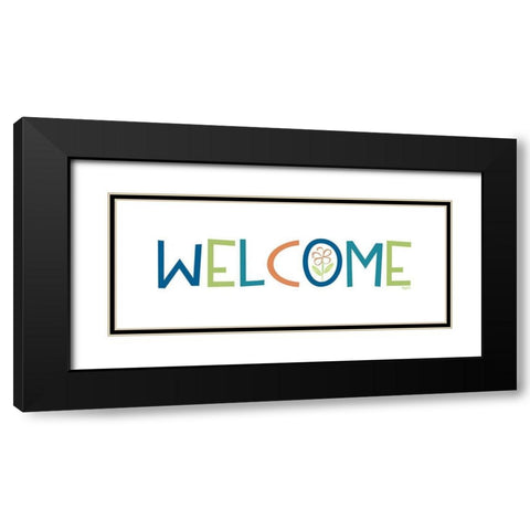 Happy at Home XV Black Modern Wood Framed Art Print with Double Matting by Reed, Tara