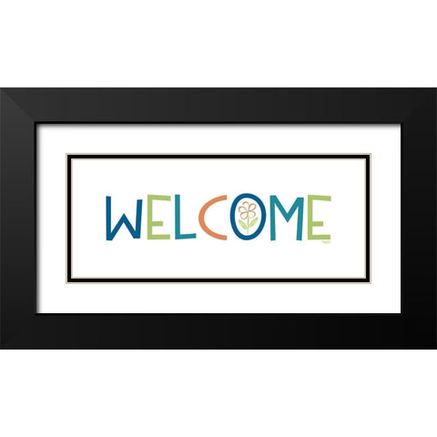 Happy at Home XV Black Modern Wood Framed Art Print with Double Matting by Reed, Tara