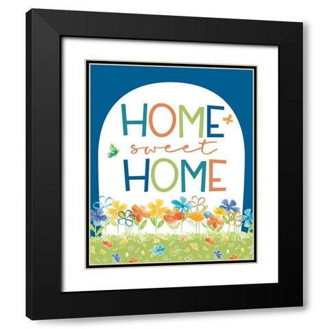 Happy at Home XVIII Black Modern Wood Framed Art Print with Double Matting by Reed, Tara