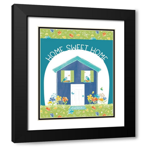 Happy at Home XXIII Black Modern Wood Framed Art Print with Double Matting by Reed, Tara