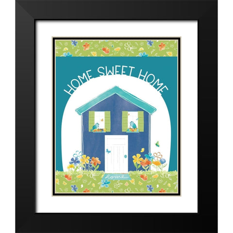 Happy at Home XXIII Black Modern Wood Framed Art Print with Double Matting by Reed, Tara