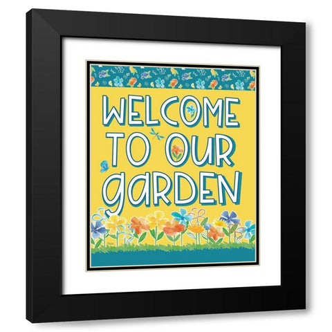 Happy at Home XXIV Black Modern Wood Framed Art Print with Double Matting by Reed, Tara