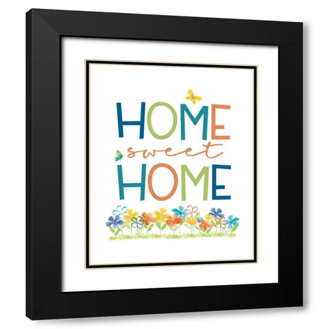Happy at Home XXVII Black Modern Wood Framed Art Print with Double Matting by Reed, Tara