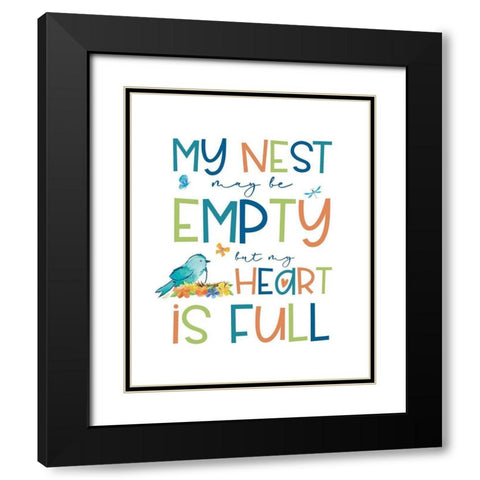 Happy at Home XXVIII Black Modern Wood Framed Art Print with Double Matting by Reed, Tara