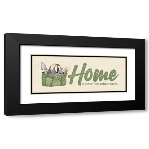 In My Garden XIII Black Modern Wood Framed Art Print with Double Matting by Reed, Tara