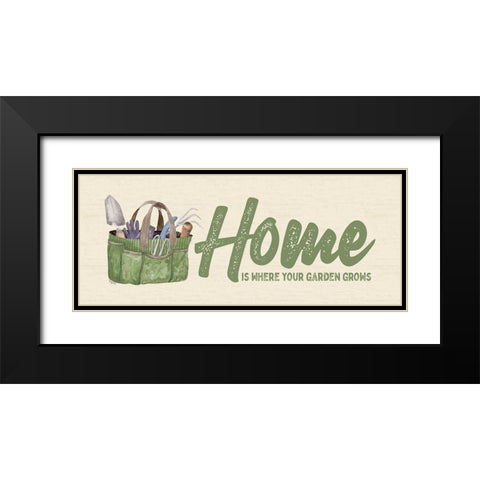 In My Garden XIII Black Modern Wood Framed Art Print with Double Matting by Reed, Tara