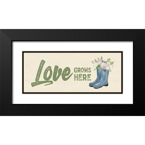 In My Garden XIV Black Modern Wood Framed Art Print with Double Matting by Reed, Tara