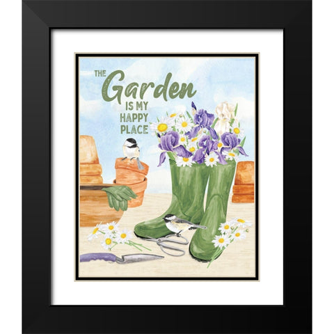 In My Garden XVI Black Modern Wood Framed Art Print with Double Matting by Reed, Tara