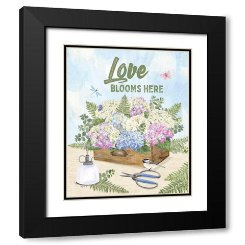 In My Garden XVIII Black Modern Wood Framed Art Print with Double Matting by Reed, Tara