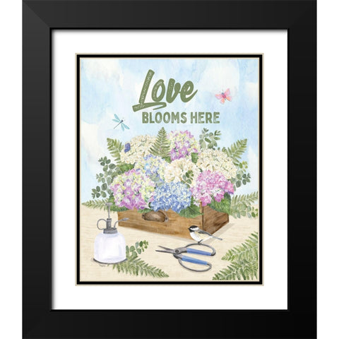 In My Garden XVIII Black Modern Wood Framed Art Print with Double Matting by Reed, Tara