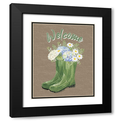 In My Garden XXIV Black Modern Wood Framed Art Print with Double Matting by Reed, Tara