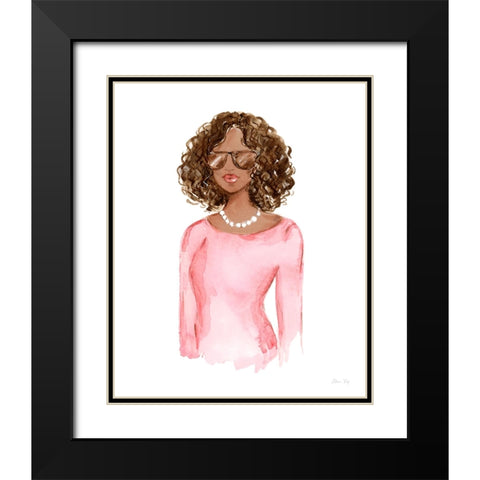 My Kind of Beautiful XV Black Modern Wood Framed Art Print with Double Matting by Fay, Elena