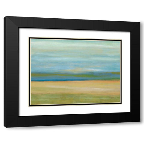 Horizon Field Black Modern Wood Framed Art Print with Double Matting by Coulter, Cynthia