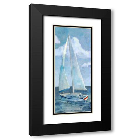 Race Day I  Black Modern Wood Framed Art Print with Double Matting by Milan, Vittorio