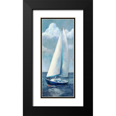 Race Day II Black Modern Wood Framed Art Print with Double Matting by Milan, Vittorio