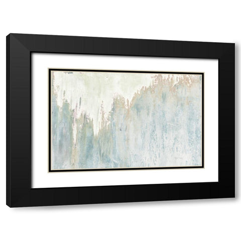 Snowfall  Black Modern Wood Framed Art Print with Double Matting by Cusson, Marie Elaine